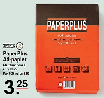 Aanbiedingen Paperplus a4-papier - PaperPlus - Geldig van 24/08/2023 tot 11/09/2023 bij Sligro