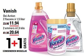 Aanbiedingen Vanish oxi action - Vanish - Geldig van 24/08/2023 tot 11/09/2023 bij Sligro