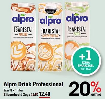 Aanbiedingen Alpro drink professional - Alpro Soya - Geldig van 24/08/2023 tot 11/09/2023 bij Sligro
