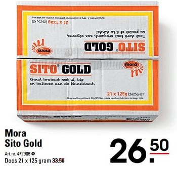 Aanbiedingen Mora sito gold - Mora - Geldig van 24/08/2023 tot 11/09/2023 bij Sligro