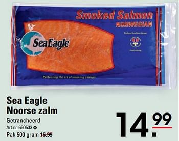 Aanbiedingen Sea eagle noorse zalm - Sea Eagle - Geldig van 24/08/2023 tot 11/09/2023 bij Sligro