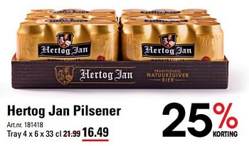Aanbiedingen Hertog jan pilsener - Hertog Jan - Geldig van 24/08/2023 tot 11/09/2023 bij Sligro