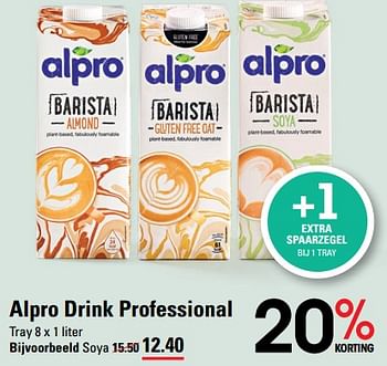 Aanbiedingen Alpro drink professional - Alpro Soya - Geldig van 24/08/2023 tot 11/09/2023 bij Sligro