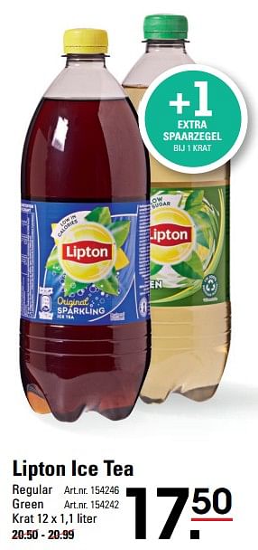 Aanbiedingen Lipton ice tea - Lipton - Geldig van 24/08/2023 tot 11/09/2023 bij Sligro