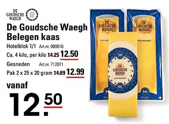 Aanbiedingen De goudsche waegh belegen kaas - De Goudsche Waegh - Geldig van 24/08/2023 tot 11/09/2023 bij Sligro