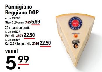 Aanbiedingen Parmigiano reggiano dop - Gran Duca - Geldig van 24/08/2023 tot 11/09/2023 bij Sligro