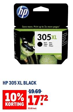 Aanbiedingen Hp 305 xl black - HP - Geldig van 30/08/2023 tot 12/09/2023 bij Makro