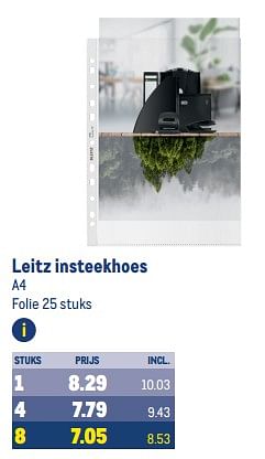 Aanbiedingen Leitz insteekhoes - Leitz - Geldig van 30/08/2023 tot 12/09/2023 bij Makro