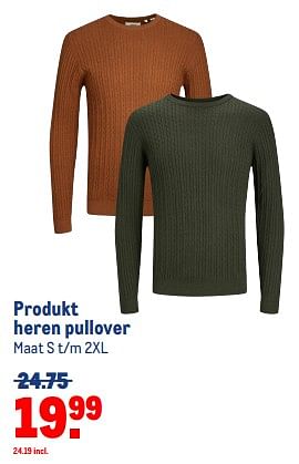 Aanbiedingen Produkt heren pullover - Produkt - Geldig van 30/08/2023 tot 12/09/2023 bij Makro