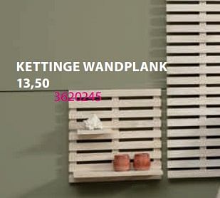 Aanbiedingen Kettinge wandplank - Huismerk - Jysk - Geldig van 04/09/2023 tot 17/09/2023 bij Jysk