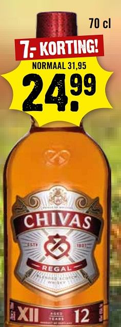 Aanbiedingen Chivas regal - Chivas Regal - Geldig van 06/09/2023 tot 12/09/2023 bij Dirk III