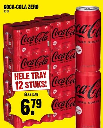Aanbiedingen Coca-cola zero - Coca Cola - Geldig van 06/09/2023 tot 12/09/2023 bij Dirk III