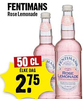 Aanbiedingen Fentimans rose lemonade - Fentimans - Geldig van 06/09/2023 tot 12/09/2023 bij Dirk III