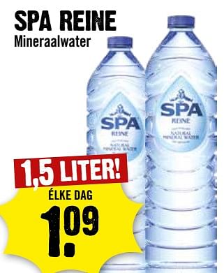 Aanbiedingen Spa reine mineraalwater - Spa - Geldig van 06/09/2023 tot 12/09/2023 bij Dirk III