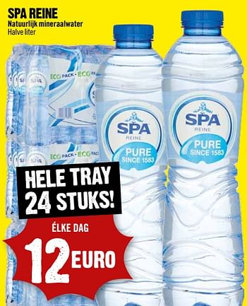 Aanbiedingen Spa reine natuurlijk mineraalwater - Spa - Geldig van 06/09/2023 tot 12/09/2023 bij Dirk III