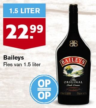 Aanbiedingen Baileys - Baileys - Geldig van 06/09/2023 tot 12/09/2023 bij Hoogvliet