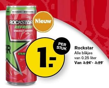 Aanbiedingen Rockstar - Rockstar - Geldig van 06/09/2023 tot 12/09/2023 bij Hoogvliet