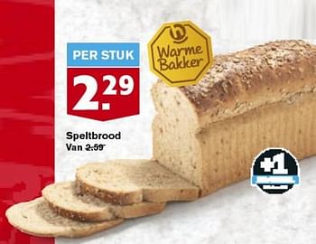 Aanbiedingen Speltbrood - Huismerk - Hoogvliet - Geldig van 06/09/2023 tot 12/09/2023 bij Hoogvliet
