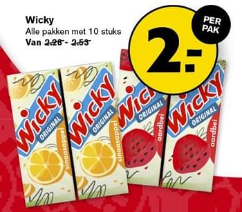 Aanbiedingen Wicky - Wicky - Geldig van 06/09/2023 tot 12/09/2023 bij Hoogvliet