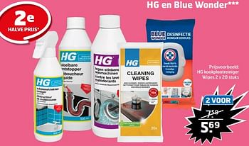 Aanbiedingen Hg kookplaatreiniger wipes - HG - Geldig van 05/09/2023 tot 17/09/2023 bij Trekpleister