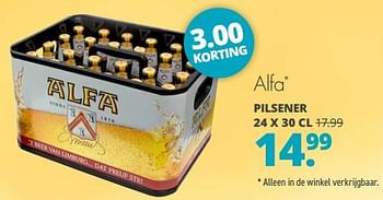 Aanbiedingen Alfa - Alfa - Geldig van 04/09/2023 tot 17/09/2023 bij Mitra