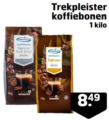 Aanbiedingen Trekpleister koffiebonen - Huismerk - Trekpleister - Geldig van 05/09/2023 tot 17/09/2023 bij Trekpleister