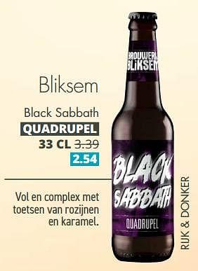 Aanbiedingen Bliksem black sabbath - Bliksem - Geldig van 04/09/2023 tot 17/09/2023 bij Mitra