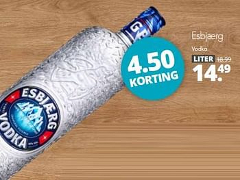 Aanbiedingen Esbjærg vodka - Esbjaerg - Geldig van 04/09/2023 tot 17/09/2023 bij Mitra