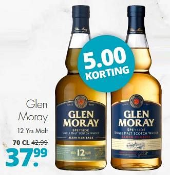 Aanbiedingen Glen moray 12 yrs malt - Glen Moray - Geldig van 04/09/2023 tot 17/09/2023 bij Mitra