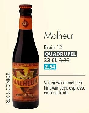 Aanbiedingen Malheur bruin 12 - Malheur - Geldig van 04/09/2023 tot 17/09/2023 bij Mitra