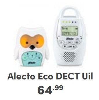 Aanbiedingen Alecto eco dect uil - Alecto - Geldig van 10/09/2023 tot 16/09/2023 bij Baby & Tiener Megastore