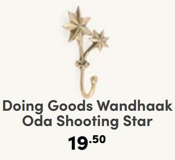 Aanbiedingen Doing goods wandhaak oda shooting star - Doing Goods - Geldig van 10/09/2023 tot 16/09/2023 bij Baby & Tiener Megastore