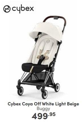 Aanbiedingen Cybex coya off white light beige buggy - Cybex - Geldig van 10/09/2023 tot 16/09/2023 bij Baby & Tiener Megastore