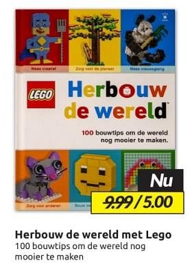 Aanbiedingen Herbouw de wereld met lego - Lego - Geldig van 09/09/2023 tot 17/09/2023 bij Boekenvoordeel