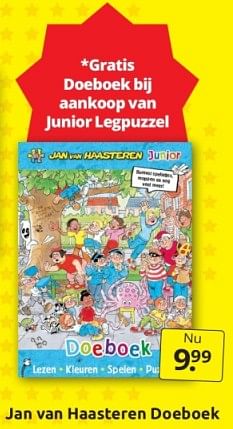 Aanbiedingen Jan van haasteren doeboek - Huismerk - Boekenvoordeel - Geldig van 09/09/2023 tot 17/09/2023 bij Boekenvoordeel