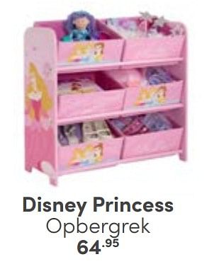 Aanbiedingen Disney princess opbergrek - Disney - Geldig van 03/09/2023 tot 30/09/2023 bij Baby & Tiener Megastore