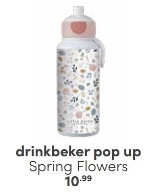 Aanbiedingen Drinkbeker pop up spring flowers - Huismerk - Baby &amp; Tiener Megastore - Geldig van 03/09/2023 tot 30/09/2023 bij Baby & Tiener Megastore