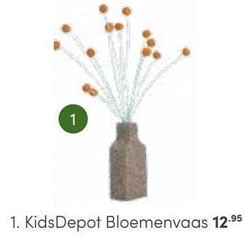 Aanbiedingen Kidsdepot bloemenvaas - KidsDepot  - Geldig van 03/09/2023 tot 30/09/2023 bij Baby & Tiener Megastore