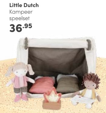 Aanbiedingen Little dutch kampeer speelset - Little Dutch - Geldig van 03/09/2023 tot 30/09/2023 bij Baby & Tiener Megastore