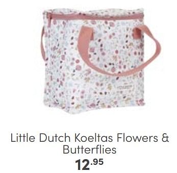 Aanbiedingen Little dutch koeltas flowers + butterflies - Little Dutch - Geldig van 03/09/2023 tot 30/09/2023 bij Baby & Tiener Megastore