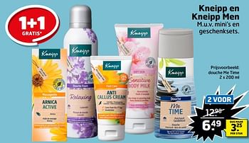 Aanbiedingen Kneipp douche me time - Kneipp - Geldig van 05/09/2023 tot 17/09/2023 bij Trekpleister