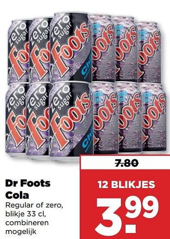 Aanbiedingen Dr foots cola - Dr. Foots - Geldig van 10/09/2023 tot 16/09/2023 bij Plus