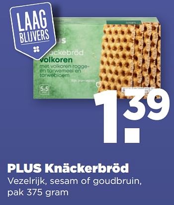 Aanbiedingen Plus knäckerbröd - Huismerk - Plus - Geldig van 10/09/2023 tot 16/09/2023 bij Plus