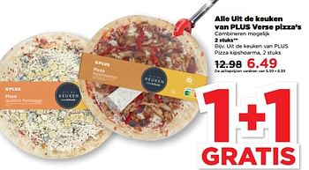 Aanbiedingen Uit de keuken van plus pizza kipshoarma - Huismerk - Plus - Geldig van 10/09/2023 tot 16/09/2023 bij Plus
