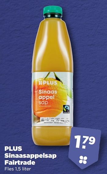 Aanbiedingen Plus sinaasappelsap fairtrade - Huismerk - Plus - Geldig van 10/09/2023 tot 16/09/2023 bij Plus