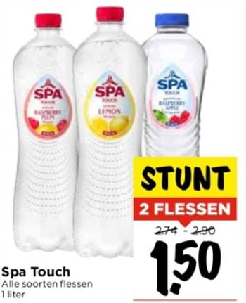 Aanbiedingen Spa touch - Spa - Geldig van 10/09/2023 tot 16/09/2023 bij Vomar