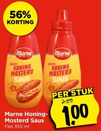 Aanbiedingen Marne honingmosterd saus - marne - Geldig van 10/09/2023 tot 16/09/2023 bij Vomar