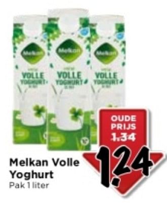 Aanbiedingen Melkan volle yoghurt - Melkan - Geldig van 10/09/2023 tot 16/09/2023 bij Vomar