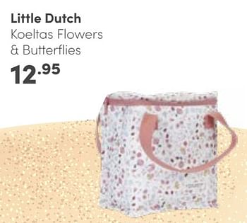 Aanbiedingen Little dutch koeltas flowers + butterflies - Little Dutch - Geldig van 10/09/2023 tot 16/09/2023 bij Baby & Tiener Megastore