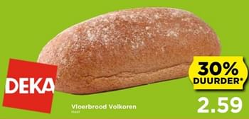 Aanbiedingen Vloerbrood volkoren - Huismerk Vomar - Geldig van 10/09/2023 tot 16/09/2023 bij Vomar